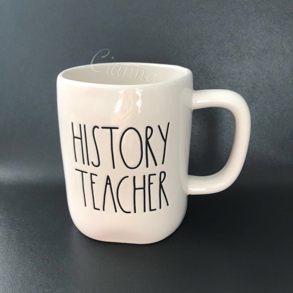 Rae Dunn History Teacher Mug